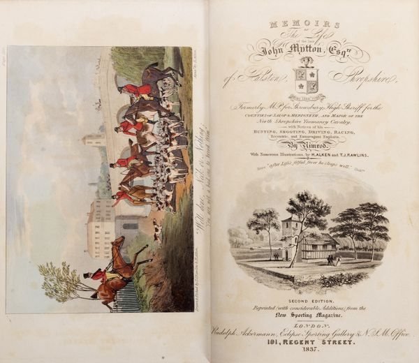 Charles James Apperley Nimrod : Memoirs of the life of the late John Mytton, with notices of his hunting, shooting, driving, racing, eccentric and extravagant exploit by Nimrod. With numerous illustrations by H. Alken and T.J. Rawlins  - Asta Libri, autografi e stampe - Associazione Nazionale - Case d'Asta italiane
