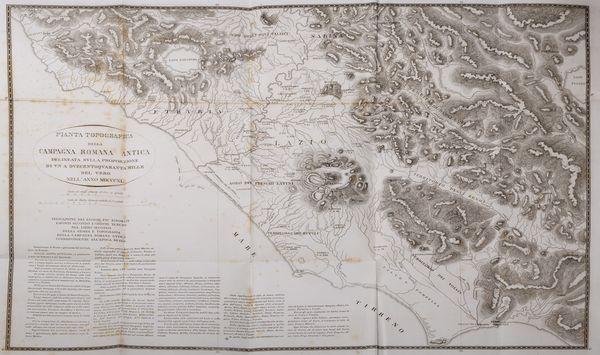 LUIGI CANINA : Esposizione storica della Campagna romana antica contenuta nelle due prime epoche anteromana e reale  - Asta Libri, autografi e stampe - Associazione Nazionale - Case d'Asta italiane