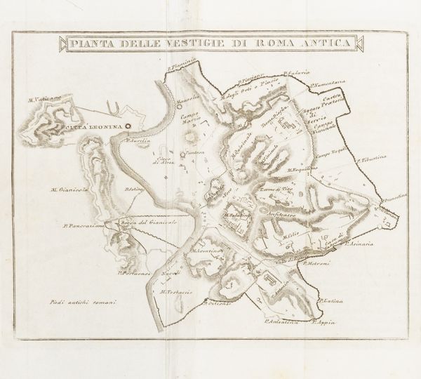 Antonio Nibby : Itinerario di Roma e delle sue vicinanze compilato secondo il metodo di M. Vasi  - Asta Libri, autografi e stampe - Associazione Nazionale - Case d'Asta italiane