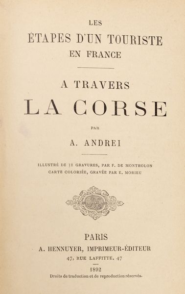 Guide classique du voyager en France et en Belgique  - Asta Libri, autografi e stampe - Associazione Nazionale - Case d'Asta italiane