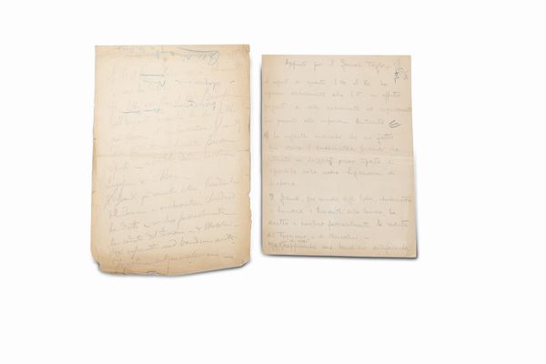 Appunto per il gen.Taylor su Dino Grandi  - Asta Libri, autografi e stampe - Associazione Nazionale - Case d'Asta italiane