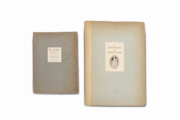 Cerio, Edwin : Il convegno del Paesaggio  - Asta Libri, autografi e stampe - Associazione Nazionale - Case d'Asta italiane