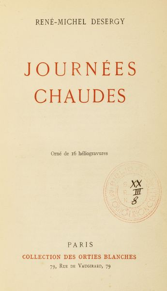 Marquis De Sade : Zolo et ses deux acolytes.  Ou quelques dcades de la vie de trois jolies femmes. Prcd d'une tude bio - bibliographique de Fernand Mitton.  - Asta Libri, autografi e stampe - Associazione Nazionale - Case d'Asta italiane