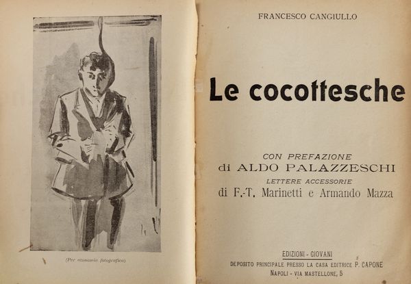 Francesco Cangiullo : Le cocottesche  - Asta Libri, autografi e stampe - Associazione Nazionale - Case d'Asta italiane