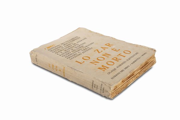 Gruppo dei Dieci : Lo Zar non  morto. Grande romanzo davventure.  - Asta Libri, autografi e stampe - Associazione Nazionale - Case d'Asta italiane
