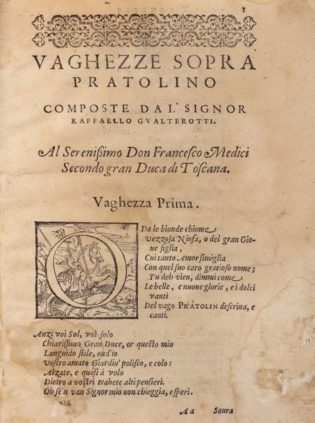La descrizione dell'apparato fatto in Firenze nel battesimo del serenissimo principe di Toscana  - Asta Libri, autografi e stampe - Associazione Nazionale - Case d'Asta italiane
