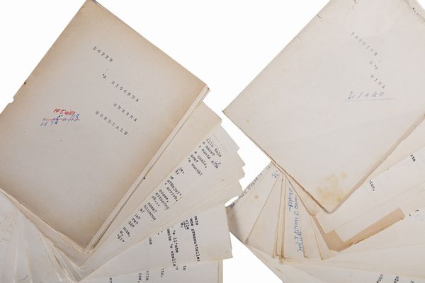 Gaeta Giovanni Ermete Mario E.A. : Paggine d' a vita  - Asta Libri, autografi e stampe - Associazione Nazionale - Case d'Asta italiane