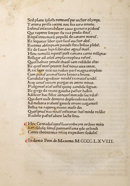 Lactantius, Lucius Coelius Firmianus : Opera  - Asta Libri, autografi e stampe - Associazione Nazionale - Case d'Asta italiane