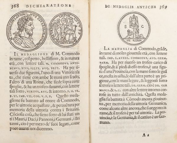 Erizzo, Sebastiano : Discorso sopra le medaglie antiche con la particolar dichiaratione di molti riversi.  - Asta Libri, autografi e stampe - Associazione Nazionale - Case d'Asta italiane