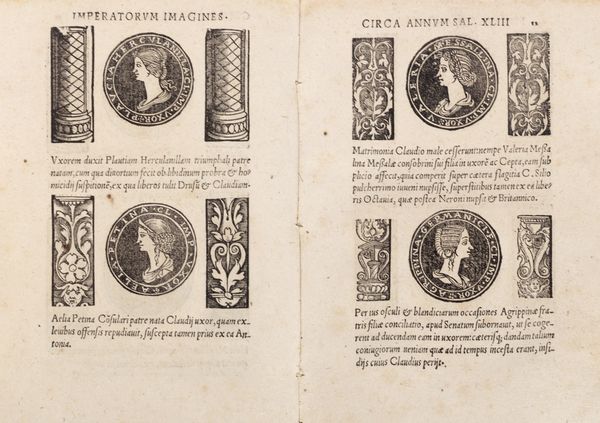 Johann Huttich : Imperatorum et Caesarum vitae, cum imaginibus ad uiuam effigiem expressis. (Prima parte). Consulum Romanorum elenchus. Cum privilegio Caesareo  - Asta Libri, autografi e stampe - Associazione Nazionale - Case d'Asta italiane