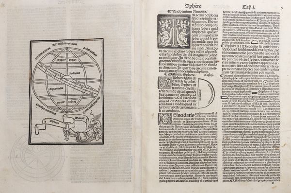 Giovanni de Sacrobosco : Sphera mundi noviter recognita cum commentarijs & authoribus in hoc volumine contentis  - Asta Libri, autografi e stampe - Associazione Nazionale - Case d'Asta italiane