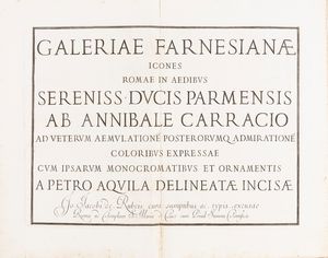 Andrea Mantegna - Galeriae farnesianae icones Romae in Aedibus Sereniss. Ducis Parmensis ab Annibale Carraccio