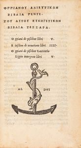 Oppiano di Anazarbo - Oppianou Hlieutikon biblia pente. Tou autou Kynegetikon biblia tessara. Oppiani De piscibus libri V