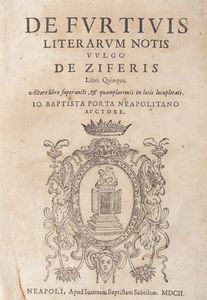 Dalla Porta, Giovanni Battista - De Furtivis Literarum Notis. Vulgo de ziferis libris quinque.