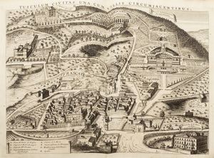 ATHANASIUS KIRCHER : Latium. Id est, Nova & parallela Latii tum veteris tum novi descriptio  - Asta Libri, autografi e stampe - Associazione Nazionale - Case d'Asta italiane