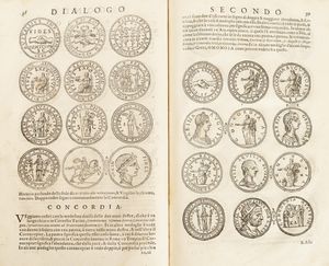 Agostini, Antonio : Dialoghi [...] intorno alle medaglie, inscrittioni, & altre antichit  - Asta Libri, autografi e stampe - Associazione Nazionale - Case d'Asta italiane