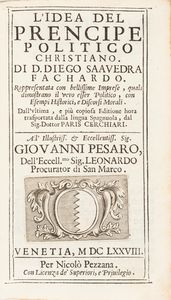 Saavedra Fajardo, Diego - L'idea del prencipe politico christiano