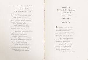 Quinto Orazio  Flacco : Opera  - Asta Libri, autografi e stampe - Associazione Nazionale - Case d'Asta italiane