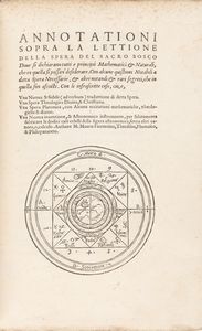 Giovanni de Sacrobosco - Annotationi sopra la lettione della Spera del Sacro Bosco