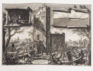 Piranesi, Giovanni Battista : Antichit d'Albano e di Castel Gandolfo descritte ed incise da Giovambattista Piranesi  - Asta Libri, autografi e stampe - Associazione Nazionale - Case d'Asta italiane