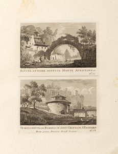 Domenico Pronti : Nuova raccolta di vedutine antiche (e moderne) della citt di Roma e sue vicinanze.  - Asta Libri, autografi e stampe - Associazione Nazionale - Case d'Asta italiane