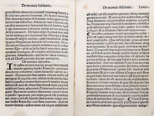 Bonaventura da Bagnoregio : Aurea legenda maior beati Francisci: composita per sanctum Bonauenturam: miro inter omnes sanctorum uitas dictatu nuper impressa  - Asta Libri, autografi e stampe - Associazione Nazionale - Case d'Asta italiane