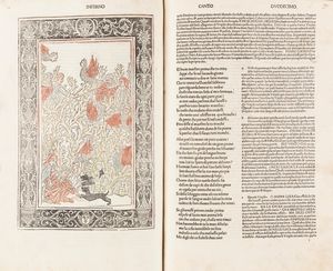 DANTE ALIGHIERI : La Commedia [Commento di Christophorus Landinus].  - Asta Libri, autografi e stampe - Associazione Nazionale - Case d'Asta italiane