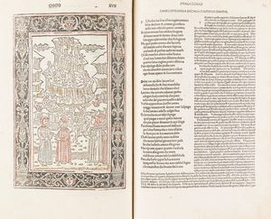 DANTE ALIGHIERI : La Commedia [Commento di Christophorus Landinus].  - Asta Libri, autografi e stampe - Associazione Nazionale - Case d'Asta italiane