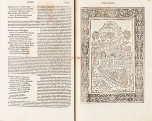 DANTE ALIGHIERI : La Commedia [Commento di Christophorus Landinus].  - Asta Libri, autografi e stampe - Associazione Nazionale - Case d'Asta italiane