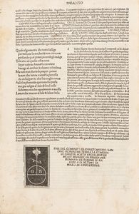 DANTE ALIGHIERI : La Commedia [Commento di Christophorus Landinus].  - Asta Libri, autografi e stampe - Associazione Nazionale - Case d'Asta italiane