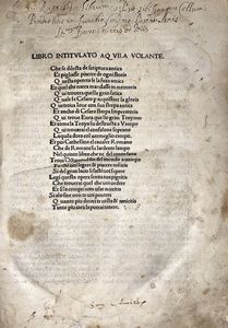 Leonardo Bruni : Aquila volante  - Asta Libri, autografi e stampe - Associazione Nazionale - Case d'Asta italiane