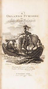 Ludovico Ariosto : LOrlando Furioso  - Asta Libri, autografi e stampe - Associazione Nazionale - Case d'Asta italiane