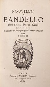 Matteo Bandello - Nouvelles de Bandello. Traduites en Franais pour la premiere fois.