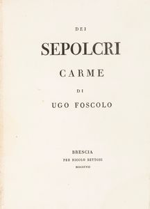 Foscolo, Ugo - Dei Sepolcri, Carme