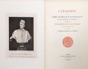 Innocenzo Asconava : Le glorie partenopee [...] su l'elettione gloriosa al papato [...] Antonio Pignatello  - Asta Libri, autografi e stampe - Associazione Nazionale - Case d'Asta italiane