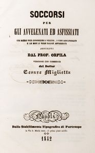 Mathieu Jose Bonaventure Orfila - Soccorsi per gli avvelenati ed asfissiati coi mezzi per conoscere i veleni, i vini adulterati e le morti vere dalle apparenti.