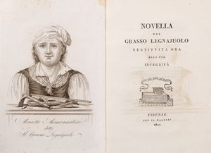 Domenico Moreni - Novella del Grasso Legnajuolo restituita ora alla sua integrit.