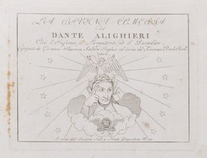JOHN FLAXMAN - La Divina comedia di Dante Alighieri. Cio l'Inferno, il Purgatorio, ed il Paradiso.