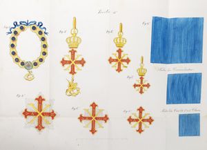 Folchino Schizzi : Sulla milizia costantiniana  - Asta Libri, autografi e stampe - Associazione Nazionale - Case d'Asta italiane