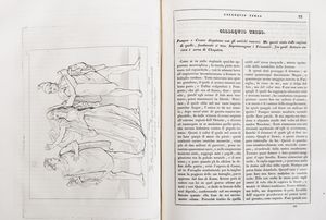 Verri, Alessandro - Le Notti Romane al Sepolcro degli Scipioni. Adorna di tavole inventate e fatte per contorni da Vincenzo Gajassi.