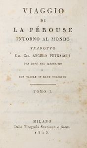 Jean François de Galaup de La Pérouse : Viaggio di La P�rouse intorno al mondo  - Asta Libri, autografi e stampe - Associazione Nazionale - Case d'Asta italiane