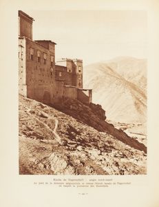 Henri Terrasse : Kasbas Berbres de l'Atlas et des Oasis. Les grands architectures de Sud marocain. Dessins originaux de Thophile - Jean Delaye.  - Asta Libri, autografi e stampe - Associazione Nazionale - Case d'Asta italiane