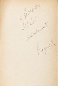 Anton Giulio Bragaglia : La maschera mobile  - Asta Libri, autografi e stampe - Associazione Nazionale - Case d'Asta italiane