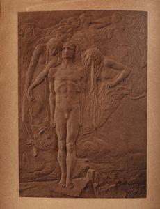 Giovanni Cena : Homo. Con una composizione originale di Leonardo Bistolfi  - Asta Libri, autografi e stampe - Associazione Nazionale - Case d'Asta italiane