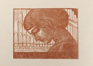 Gabriele D'Annunzio : Ritratto di Luisa Baccara  - Asta Libri, autografi e stampe - Associazione Nazionale - Case d'Asta italiane