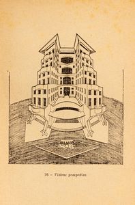 Virgilio Marchi : Architettura futurista  - Asta Libri, autografi e stampe - Associazione Nazionale - Case d'Asta italiane