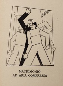 Filippo Tommaso Marinetti : Scatole d'amore in conserva  - Asta Libri, autografi e stampe - Associazione Nazionale - Case d'Asta italiane