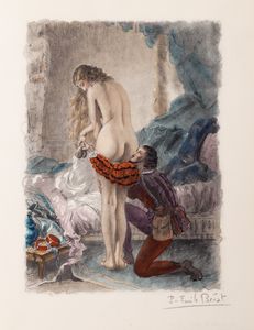 PIETRO ARETINO : Les Ragionamenti. Illustrations de Paul-Emil Becat.  - Asta Libri, autografi e stampe - Associazione Nazionale - Case d'Asta italiane