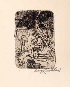 Bartolini, Luigi : Une saison en enfer. Con 10 eliotipie da acqueforti di Luigi Bartolini.  - Asta Libri, autografi e stampe - Associazione Nazionale - Case d'Asta italiane