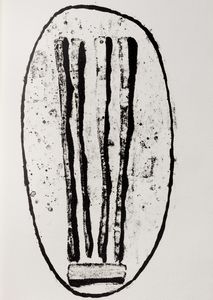 Mimmo Paladino : Storia damore del 1812 ritrovata nella memoria e altri versi. Litografie di Mimmo Paladino.  - Asta Libri, autografi e stampe - Associazione Nazionale - Case d'Asta italiane